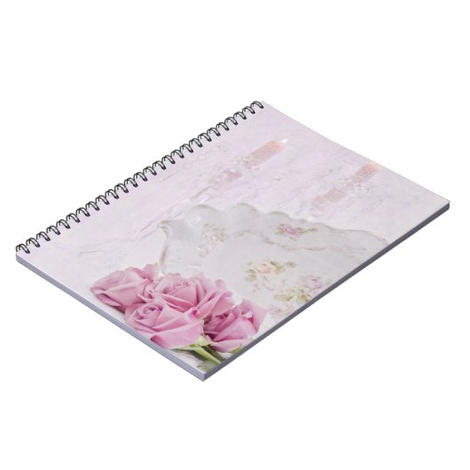 Kaarsen en Rozen Notitieboek (Linkerzijde)