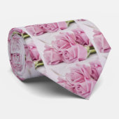 Kaarsen en Rozen Stropdas (Opgerold)