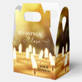 Kaarsen en zegeldozen bedankdoosjes (Geopend)