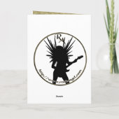 kaarsen feestdagen kaart (Achterkant)