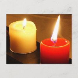 Kaarsen Foto Briefkaart - Flames