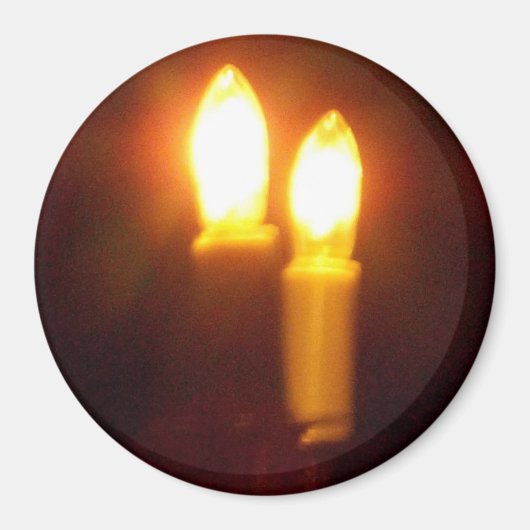 Kaarsen Foto Magneet (Voorkant)