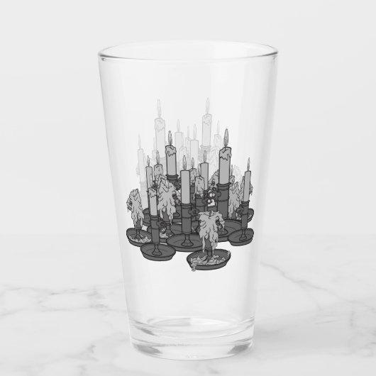 kaarsen glas (Voorkant)