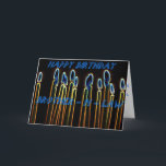 Kaarsen Happy Birthday Brother - N - Law Card Kaart<br><div class="desc">Kaarsen Happy Birthday Brother - n - Law Card</div>