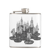 kaarsen heupfles (Voorkant)