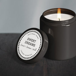 Kaarsen | Jam | Ontwerpstickers voor honingetikett Ronde Sticker