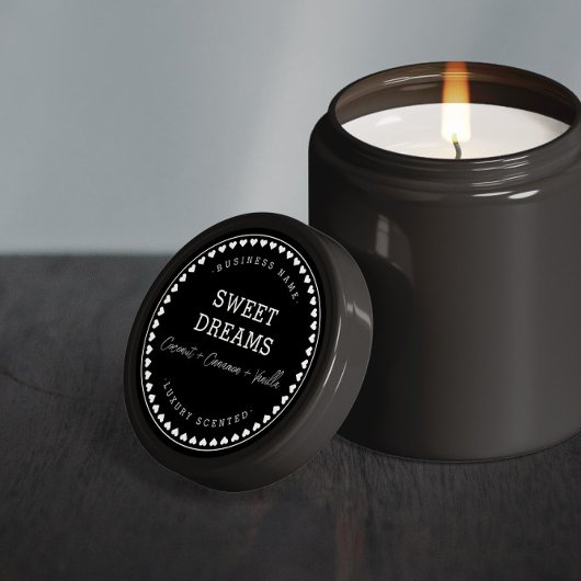 Kaarsen | Jam | Ontwerpstickers voor honingetikett Ronde Sticker