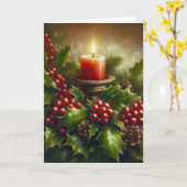 Kaarsen Kaart (Gele Bloem)