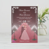 kaarsen kaart (Staand voorkant)