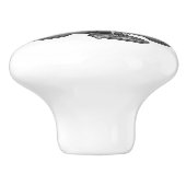 kaarsen keramische knop (Zijkant)