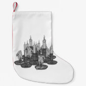 kaarsen kleine kerstsok (Voorkant)