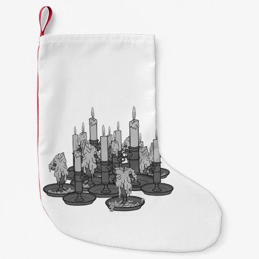 kaarsen kleine kerstsok (Voorkant)
