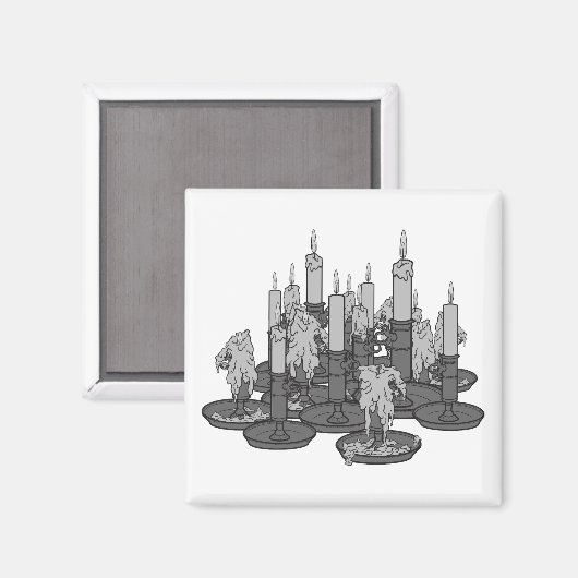 kaarsen magneet (Voorkant / Achterkant)