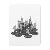 kaarsen magneet (Verticaal)