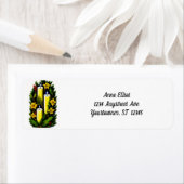 Kaarsen met Bloemen Etiket (Insitu)