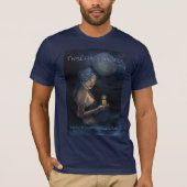 Kaarsen met dubbel licht t-shirt (Voorkant)