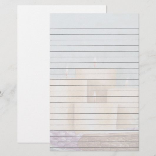 Kaarsen met ingeblazen papier (Voorkant / Achterkant)