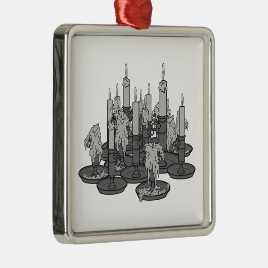 kaarsen metalen ornament (Rechts)