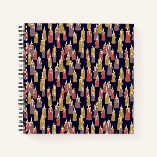 kaarsen notitieboek (Voorkant)