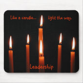 Kaarsen op tdgallery - Leadership mousepad Muismat (Voorkant)