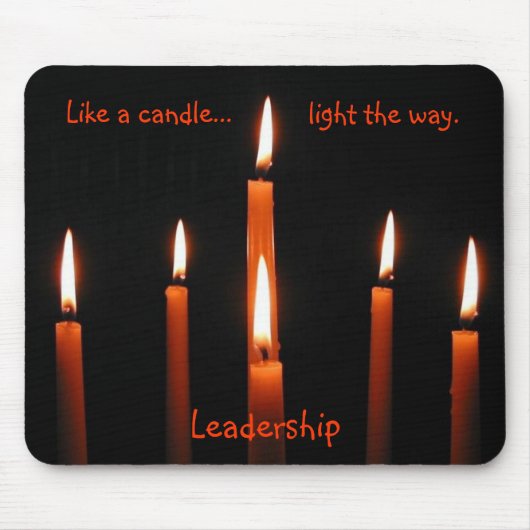 Kaarsen op tdgallery - Leadership mousepad Muismat (Voorkant)
