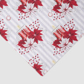 Kaarsen & Poinsettia Tissuepapier (Detail)