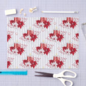 Kaarsen & Poinsettia Tissuepapier (Craft)