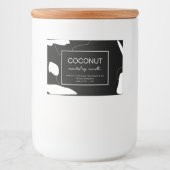 Kaarsen Productlabel Abstract ontwerp Voedselcontainer Etiket (Voorkant)