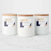 Kaarsen Productlabel Abstract ontwerp Voedselcontainer Etiket (Flessen)