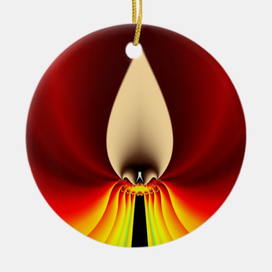 Kaarsen rond Ornament (Voorkant)
