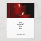 kaarsen, rood flyer (Voorkant)