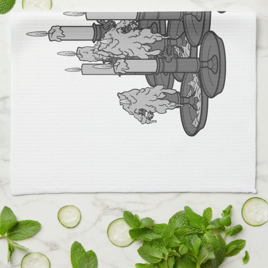 kaarsen theedoek (Gevouwen)