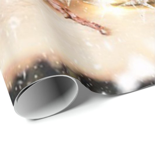 Kaarsen, thuiskerstfeestdag cadeaupapier (Rol Hoek)