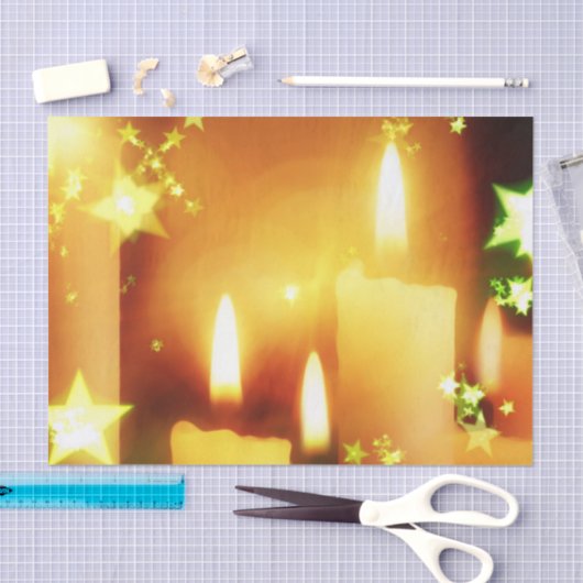 kaarsen tissuepapier (Craft)