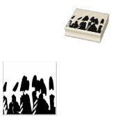 Kaarsen Tote Rubber Stempel (Gestempeld)