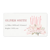 Kaarsen van de flesjes van de zachte doornhaai All Etiket (Voorkant)