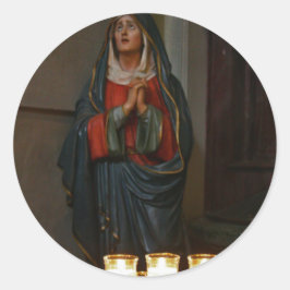 Kaarsen van Hoop [Kerstmis] Ronde Sticker