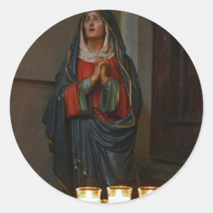 Kaarsen van Hoop [Kerstmis] Ronde Sticker