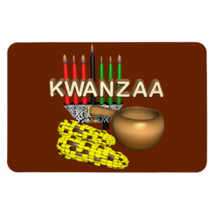 kaarsen van Kwanzaa - Magneet