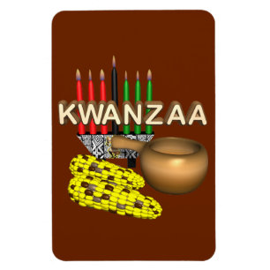 kaarsen van Kwanzaa - Magneet