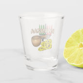kaarsen van Kwanzaa- Shot Glas (Achterkant)