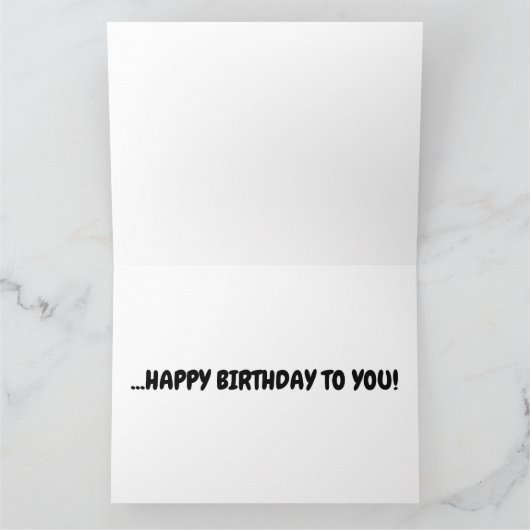 KAARSEN VERJAARDSTAART OVERGROOTE KAARTEN KAART (Binnen)