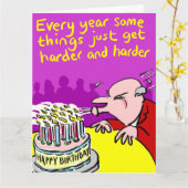 Kaarsen voor een fijne dag kaart (Gele Bloem)