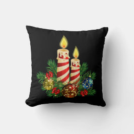 Kaarsen voor kerstmis kussen