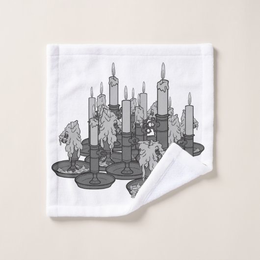 kaarsen washandje (Wasdoekje)