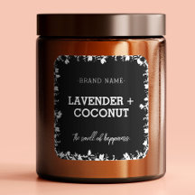 Kaarsen | Zeep | Etiket op honingproducten, vierka