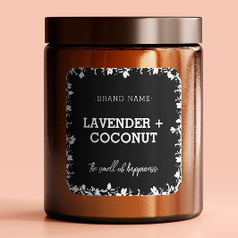 Kaarsen | Zeep | Etiket op honingproducten, vierka