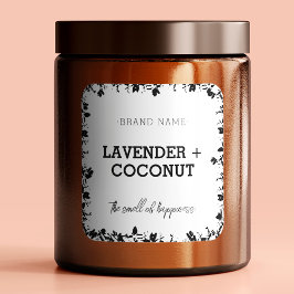 Kaarsen | Zeep | Etiket op honingproducten, vierka