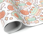 Kaarsencake Cadeaupapier (Rol Hoek)