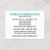 Kaarsenmakerij, Spa, Retail Gift Shop Visitekaartj Visitekaartje (Achterkant)